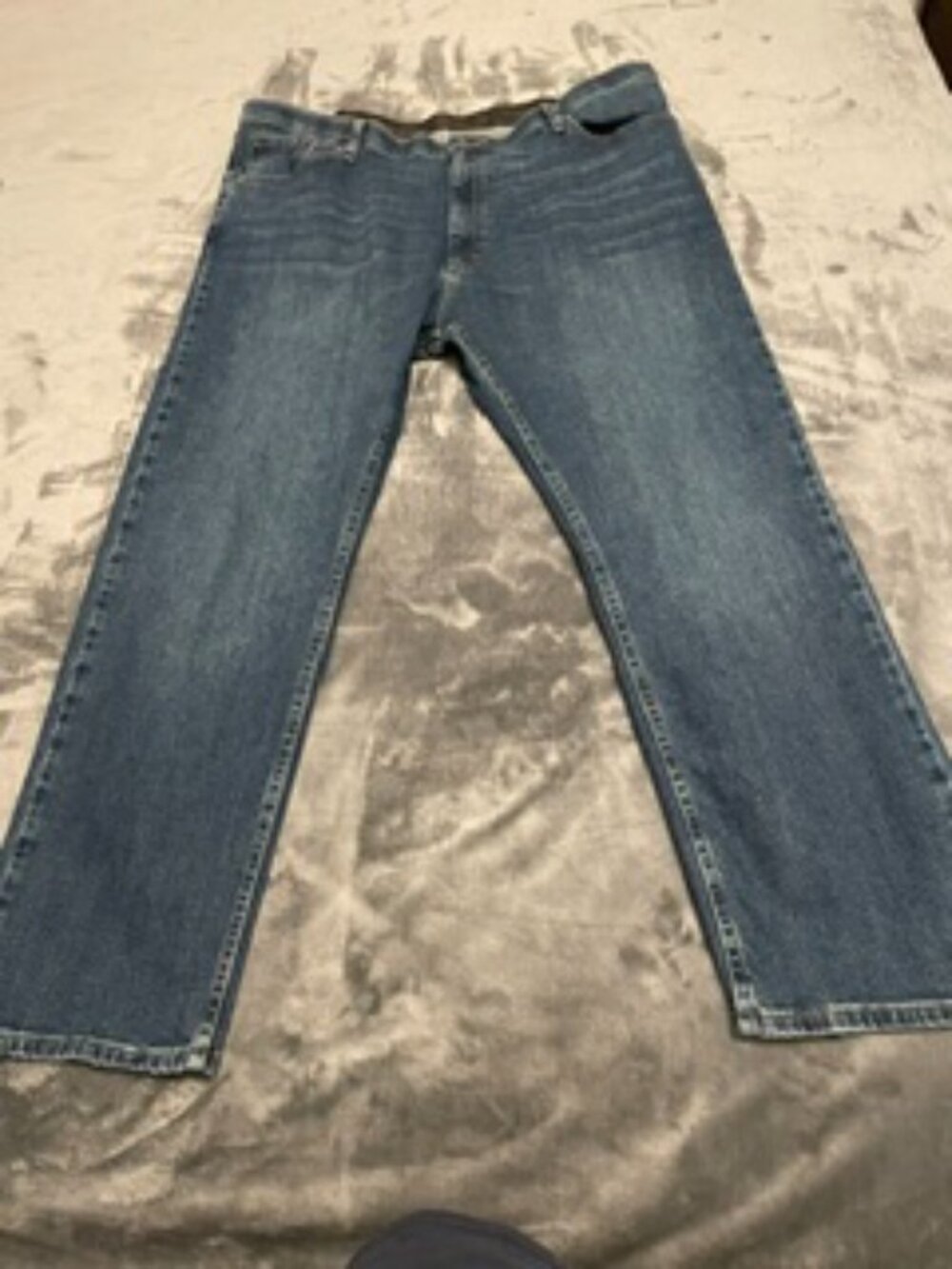 Wrangler Men's Flex-Waste Denim Blue Jeans 42/30